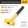 Octagonal Stonemason Hammer with Square Head, Iron/Wood Handle, Available in 3 lb, 4 lb, 6 lb.