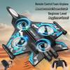 Gesture-Controlled Foam RC Airplane Drone: Durable, Light-Up Fighter Jet Model Toy for Kids