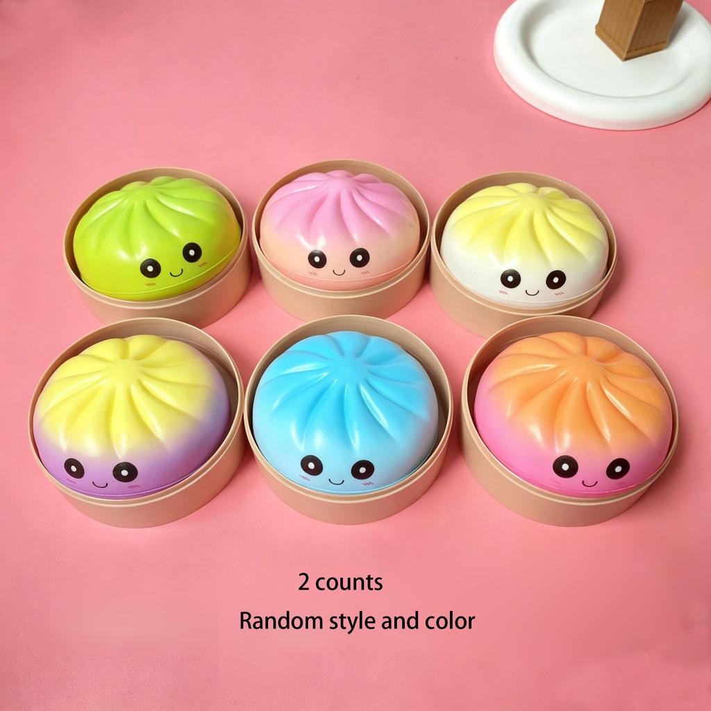 Decompression Bun Toy Pinch Music Stress Relieving Tool PU Squeezing Toy Ventilatory Tool