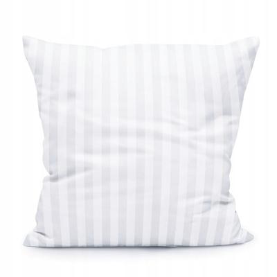 Pillowcase 50x70 Hotel Damask Stripe 1cm White