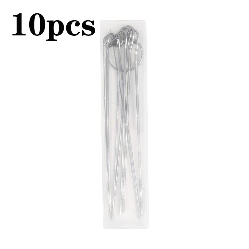 Nozzle Cleaner Gas Welding Brazing Cutting Torch Tip Cleaner 10Pcs Set 0.4mm-1.2mm Guitar Nut Needle Files Nozzle Jet