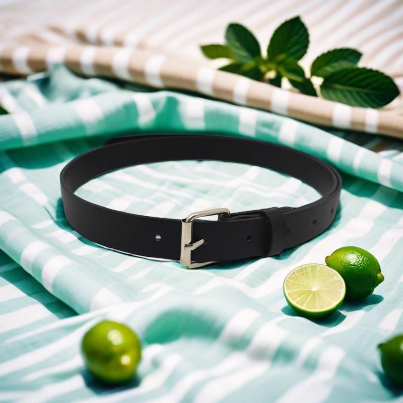 

Стильный пояс Инс Шик черного и коричневого цвета для молодежного модного образа Black White Clip