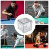 Acrylic Billiard Chalk Powder Box Transparent Moisture-Proof Billiard Chalk Storage Decoration Box Pool Table Accessories