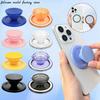 Suporte de aperto para celular dobrável magnético Silicone World Socket Suporte para Anel Magsafe Dedo Expansível Suporte Portátil