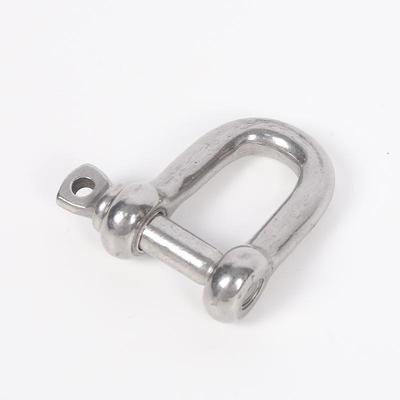 304 Stainless Steel Japanese D-Type Bow Shackle for Marine and Lifting Applications