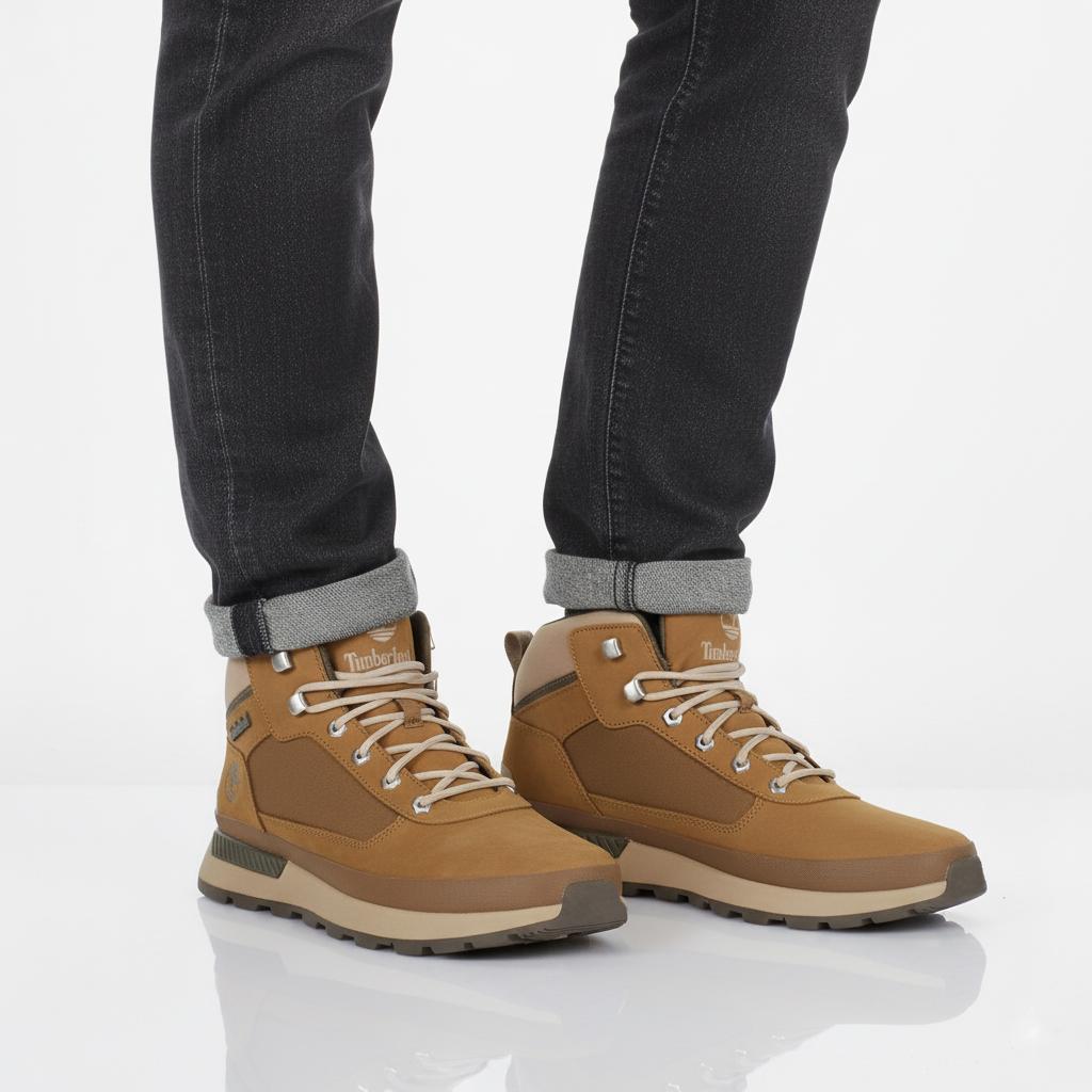 Timberland Field Trekker Mid Boots - Men's Shoes Boots Sneakers Brown TB0A6DPS-ENM ORIGINAL
