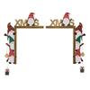 2pcs Christmas Frame Decor for Doors and Windows, Santa Theme Door Frame Decor