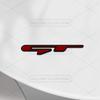 RYQW7 Car 3D Metal GT Body Emblem Grille Badge Decals Auto Tail Sticker For Kia Ceed Stinger Stonic Rio Niro Seltos Sorento K5 K7 K3