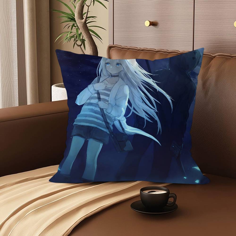 Cartoon Animation A-Angels Of D-Death Pillow Cushion Cover Pillowcase Living Room Sofa Home Decor Customized