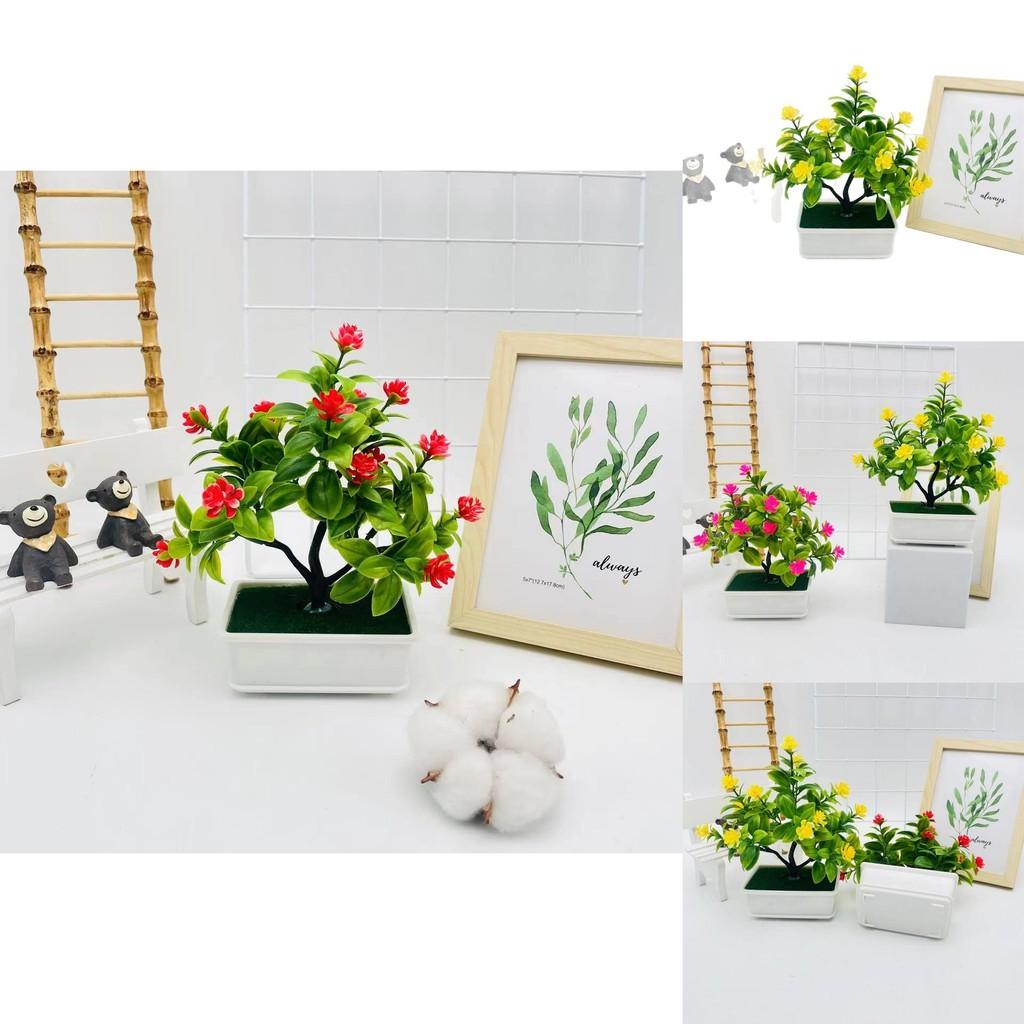 Artificial Camellia Sasanqua Tree Plant Decor For Living Room And Balcony Displays
