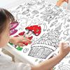 Children's Cartoon Birthday Handmade Drawing Disposable Graffiti Paper Tablecloth DIY Party Halloween Paper Tablecloth Poster