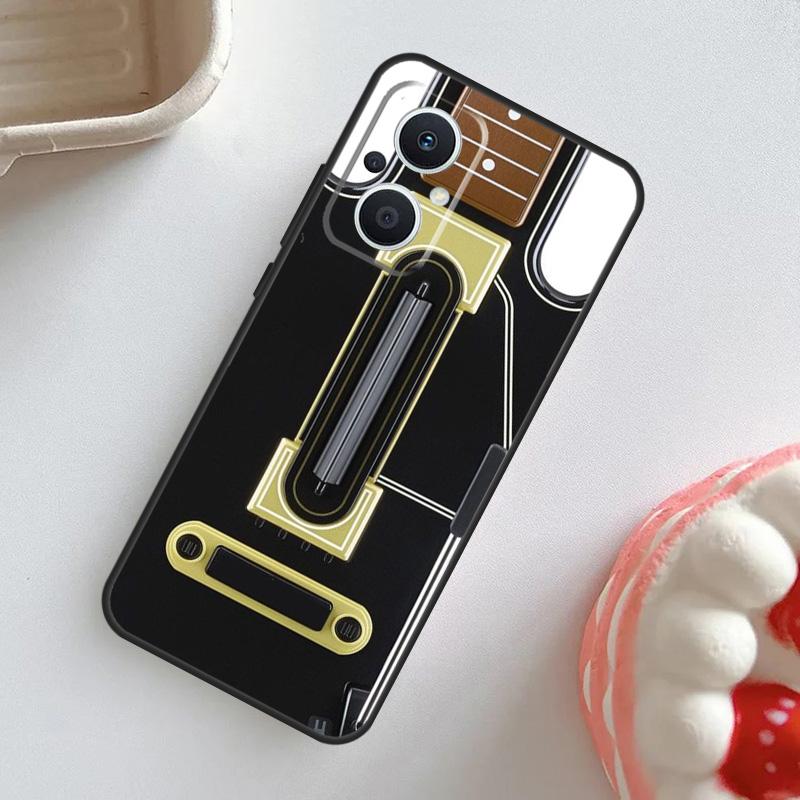 Guitar Violin Fiddle Music Case For OPPO Reno 7 8 6 5 4 Lite 8T 4Z 5Z 11 F 10 Pro OPPO Find X6 X5 Pro X2 X3 Neo Cover