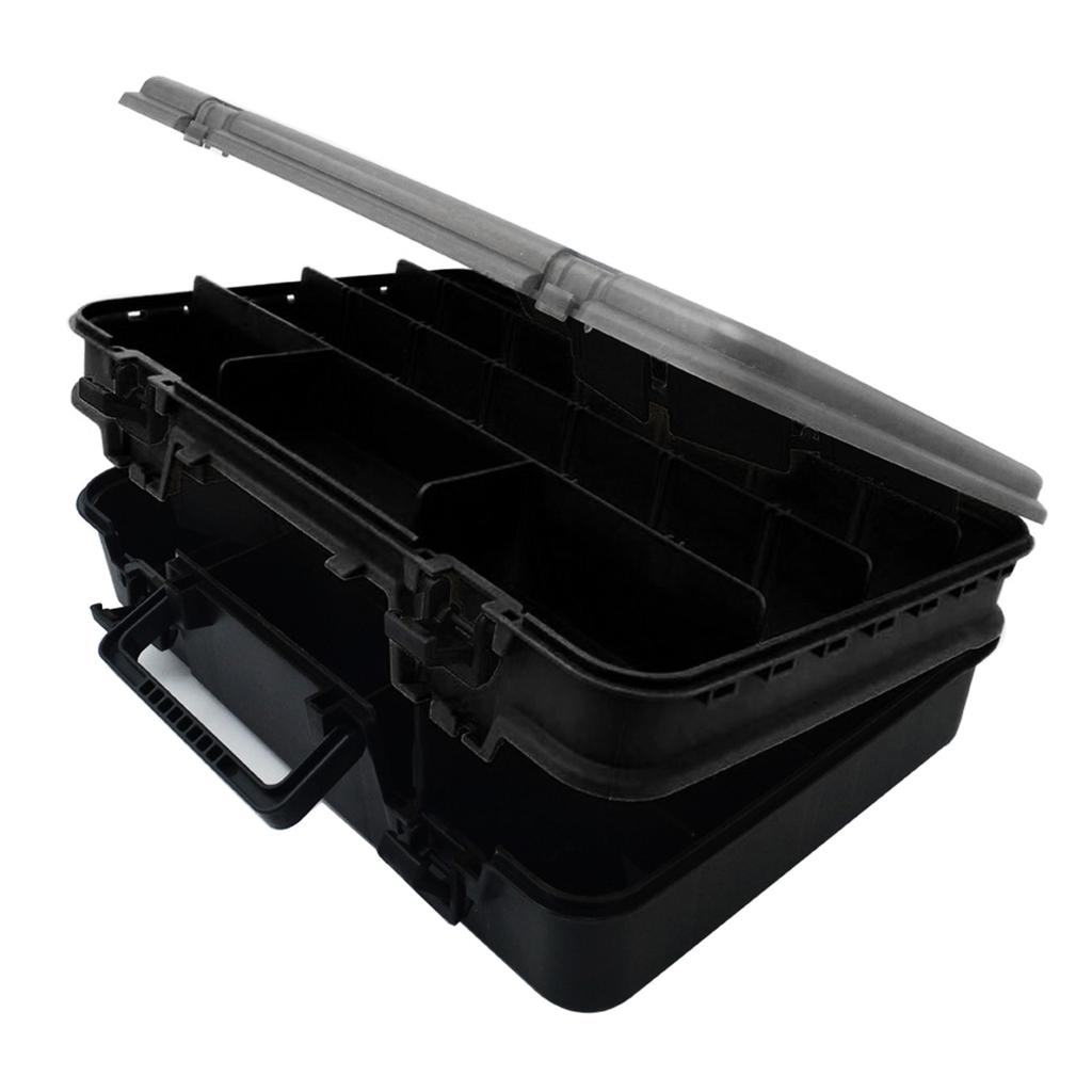 Waterproof Tackle Box Fishing Tackle Container Box Fishing Storage Box Fish Lures Organizers Box with Removable Dividers