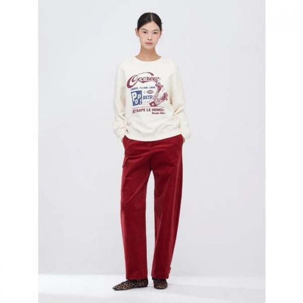 Cc Collect Vintage Roller Printing Sweatshirt C254psm705