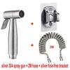 304 Steel Bathroom Toilet Sprayer Set with Faucet Nozzle