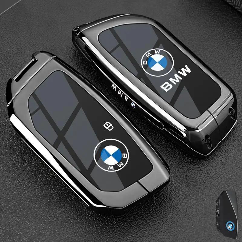 Suitable for BMW Card Key Protection Cover 24 Models X5 Buckle 5 Series 530li Metal 535le Men's 7 Series Card Cover X1X6X7 Shell