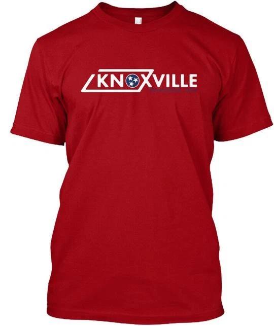 

Mens Knoxville Tn State Red Tennessee Usa T shirt Made in the USA Size S to 5XL 4XL