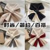 New Christmas scarf women's autumn and winter red 25 years old new high-end hundreds of student knitted scarf couple