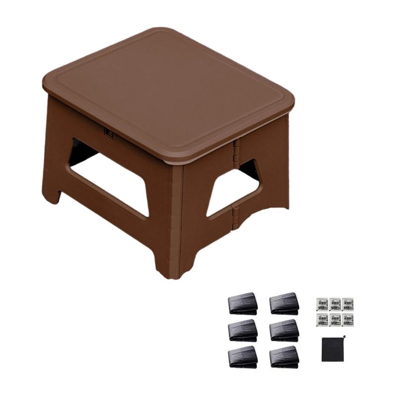 Foldable Outdoor Toilet For Adults Camping Travel Antislip Seat Sealed Structure Leak Proof Disposable Bags Included