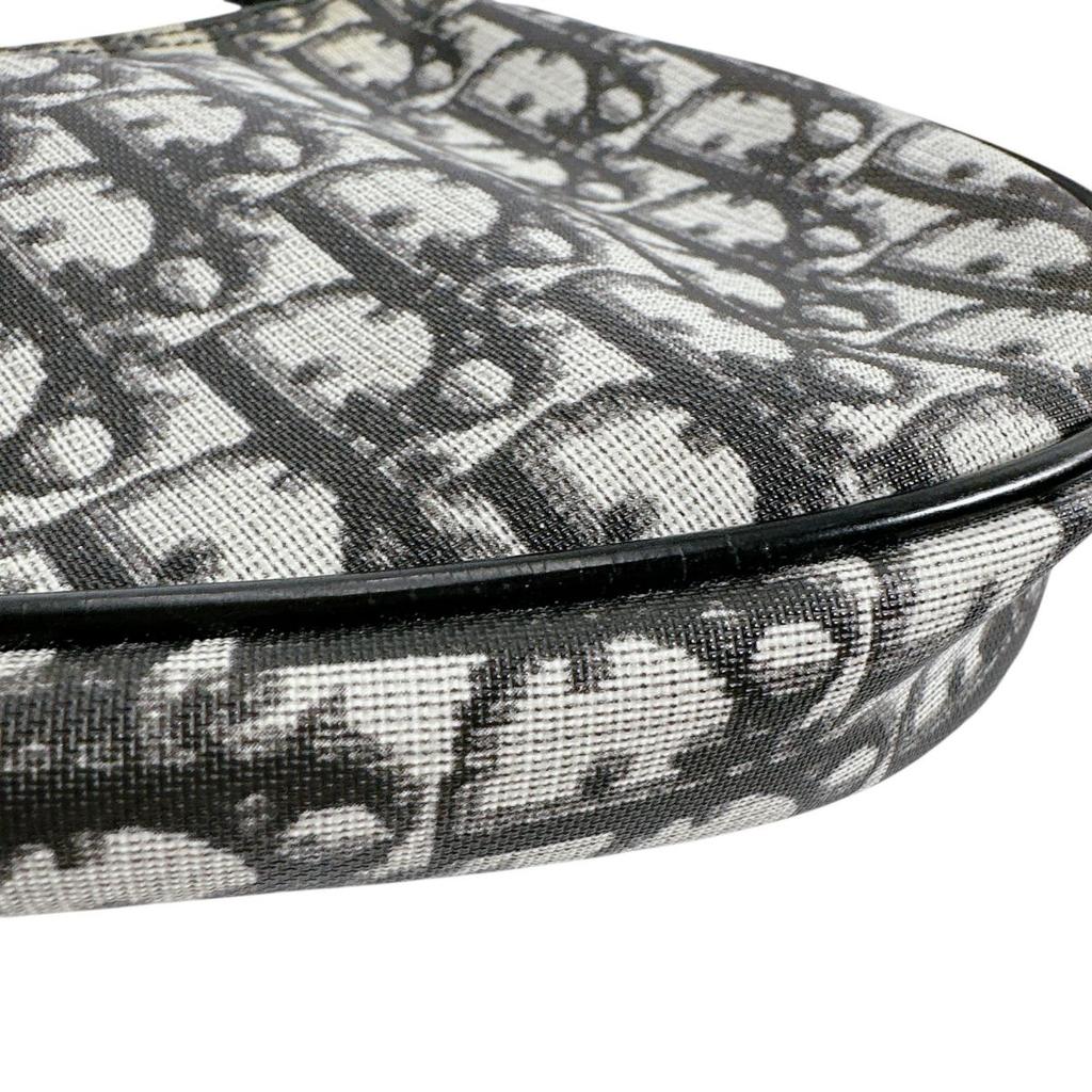 Dior Accessory pouch Saddle pouch Handbag PVC black Women Used