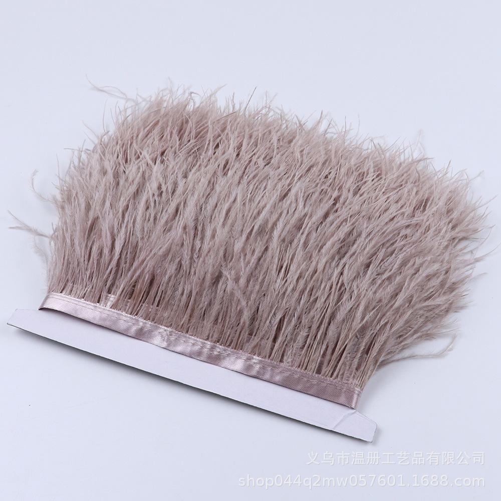 8-10Cm Ostrich Hair Cloth Edge Various Colors Optional Feather Lace Clothing Earrings Diy Decoration