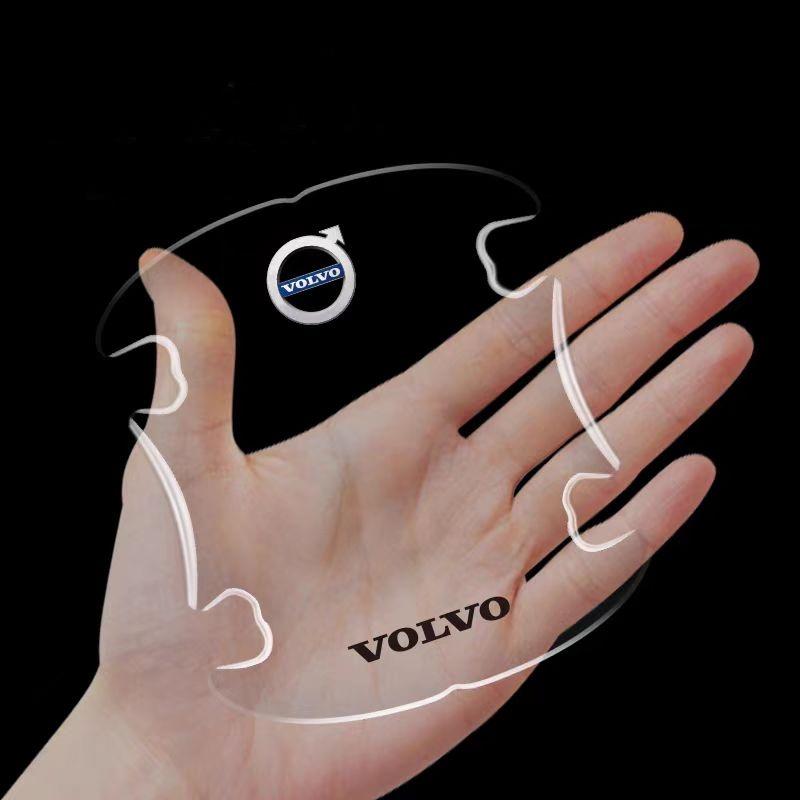 For Volvo Car Door Bowl Handle Protector Stickers Transparent Anti-scratch Film For Volvo XC40 XC90 XC60 V40 V90 V60 V70 C40 S80