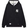 New Era MLB New York Yankees Thick Logo Zip-Up Hoodie Unisex Hoodies Black 14385210