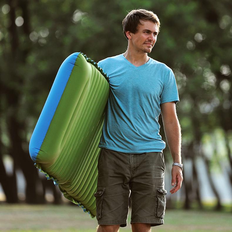 Outdoor Camping Automatická přenosná nafukovací postel Plážová podložka Pikniková podložka skládací TPU vzduchová podložka