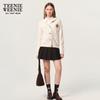 Bear Letter Hooded Knit Cardigan