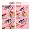 PATIKIL 20 Pcs Beadable Pens Black Ink Plastic Bead Pens Creative DIY Ballpoint Pens for Teacher/Office/DIY Crafts/Party Decor/Handmade Supplies