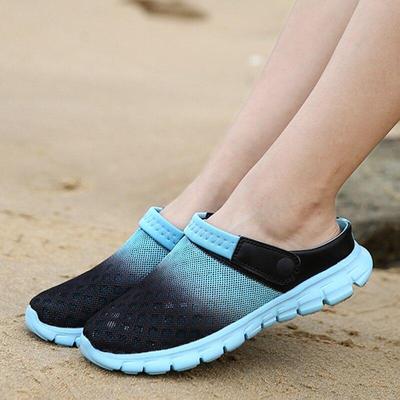 Sommer Neue Mesh männer Clogs Schuhe Männer Größe 12 Hausschuhe Atmungsaktive Nicht-slip Maultiere Männlichen Garten Schuhe Casual weichen Strand Sandale
