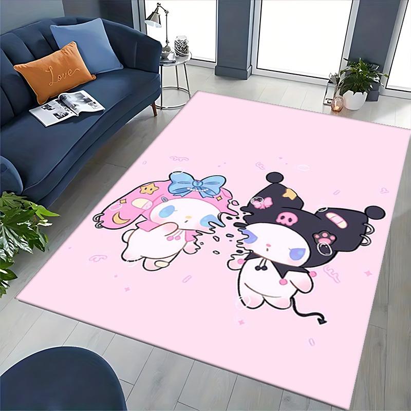Anime Cartoon Design Office Chair Mat Non-Slip Carpet for Home Decor, Suitable for All Seasons - Perfect Gift for Anime Lovers!E029