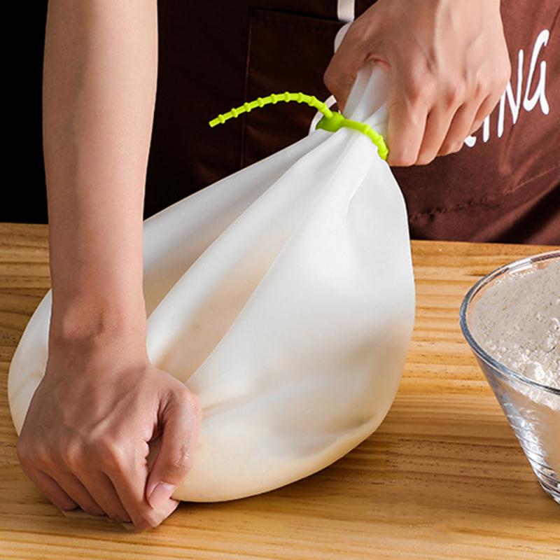 Silicone Kneading Dough Bag Preservation Flour-mixing Bag Reusable  Cooking Pastry Tools Bakeware Kitchen Gadget Accessories