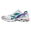 Mizuno Sneakers Unisex Wave Rider 10 Bianco Argento Azzurro D1GA210407