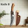 Handmade Forged Kitchen Knife Meat Cutting Knives Boning Knife Multifunctional Kitchen Knives Forge Knives Slicing Knife