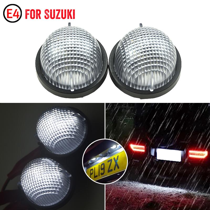 Fit For Opel Agila 2000-2007 Fit For Suzuki Grand Vitara 1998-2012 Number Plate lights 2PCS LED License Plate Light