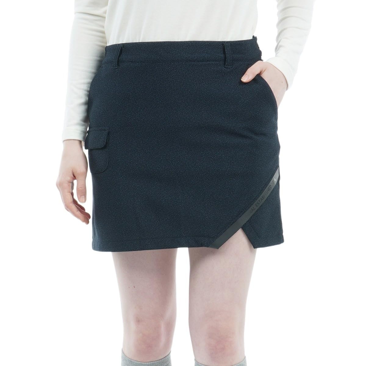 

Admiral Golf ADLA293 Women s Tweed-Like Warm Stretch Tennis Skirt, Blue-Green, Size M