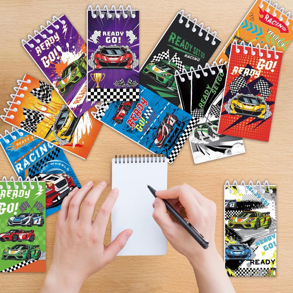Portable Mini Racing Theme Notebook for Students