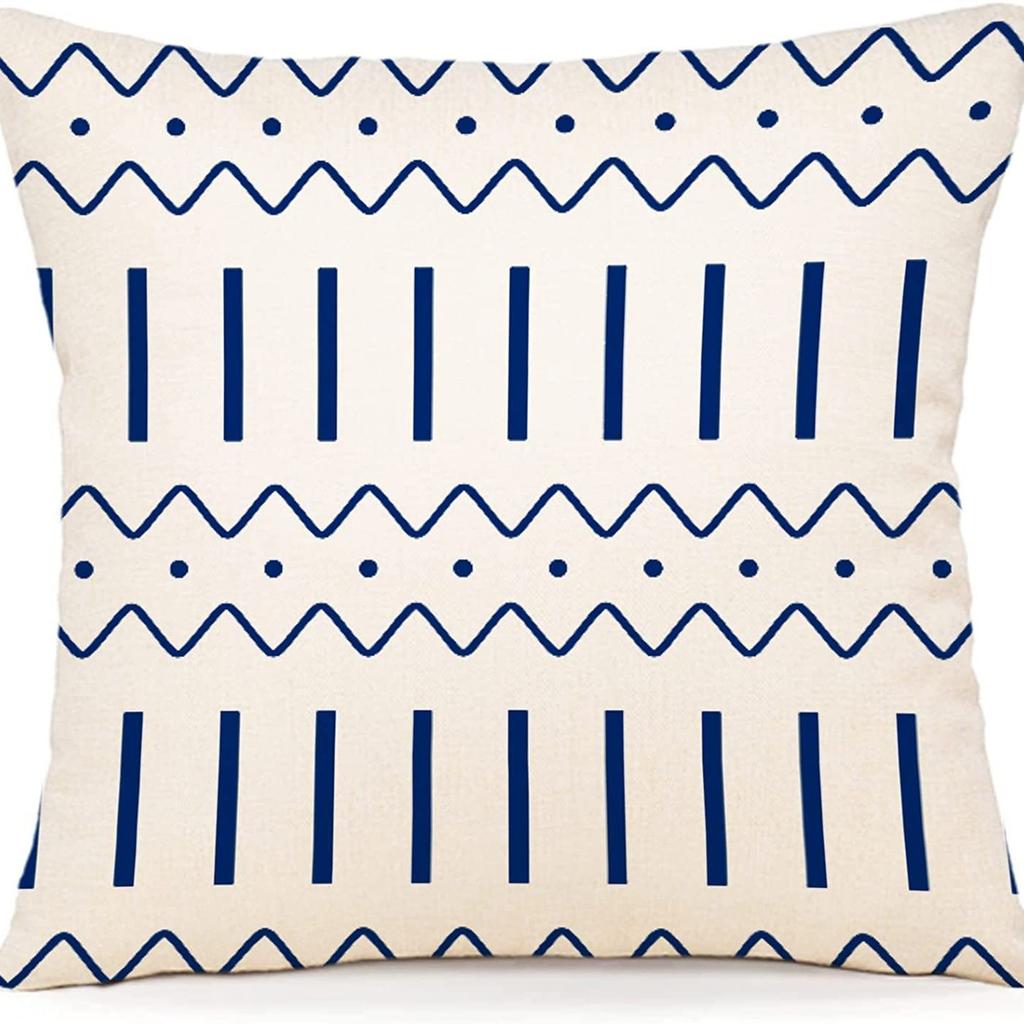 Linear Modern Simple Pillow Case Geometric Style Pillow Case Sofa Cushion Pillow Household Products