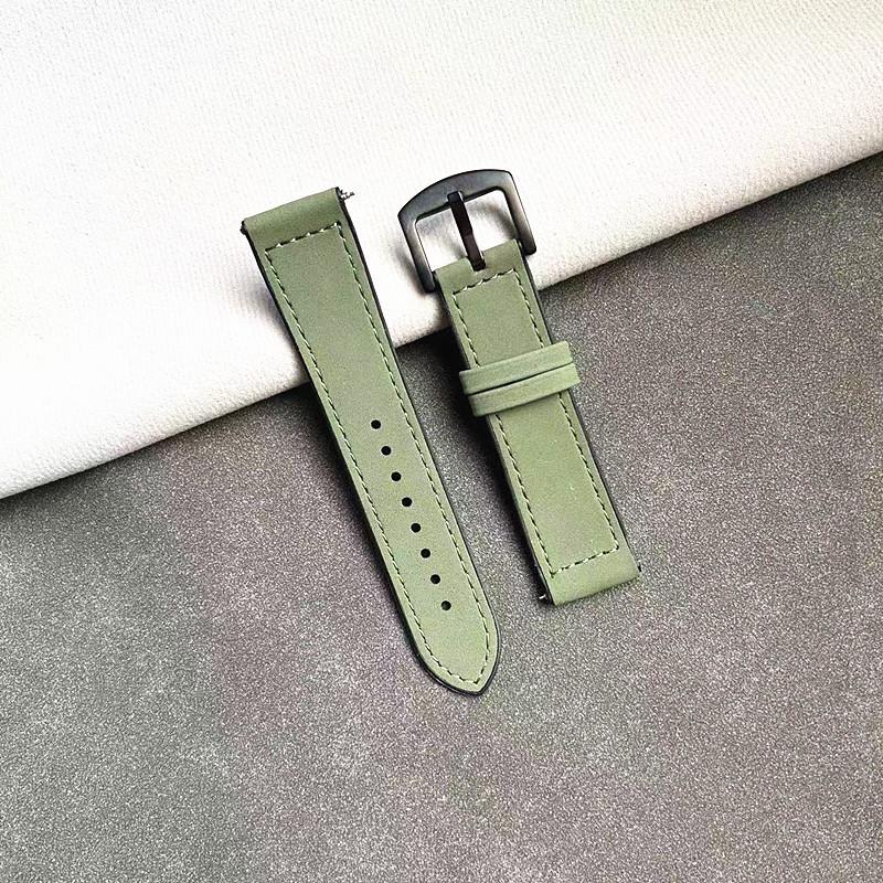 

Силиконовый кожаный ремешок с узором Crazy Horse для часов Huawei, Samsung и Apple Watch 20mm with Quick Release