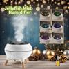 Flame Aroma Diffuser,Humidifier with Smoke Rings Effect, Large Mist Output, 7 Color LED Lights,Compact Desktop Humidifier for Home, Office, Bedroom