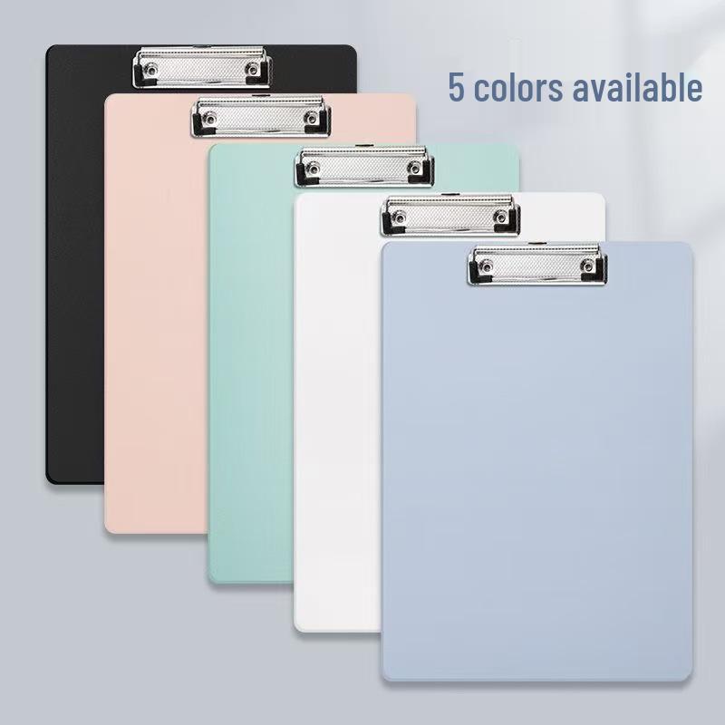 A4 Vertical Writing Pad with Clip for Meetings and Orders
