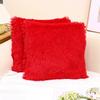 Luxury Soft Faux Fur Fleece Cushion Cover Pillowcase Spring Decorative Throw Pillows Covers, No Pillow Insert,18x18 Inch 2 Pack