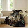 Adventure game E Expedition 33 Blanket For Sofa Office Bed Plane Travel Sleep Read Relax Camping Soft And Warm