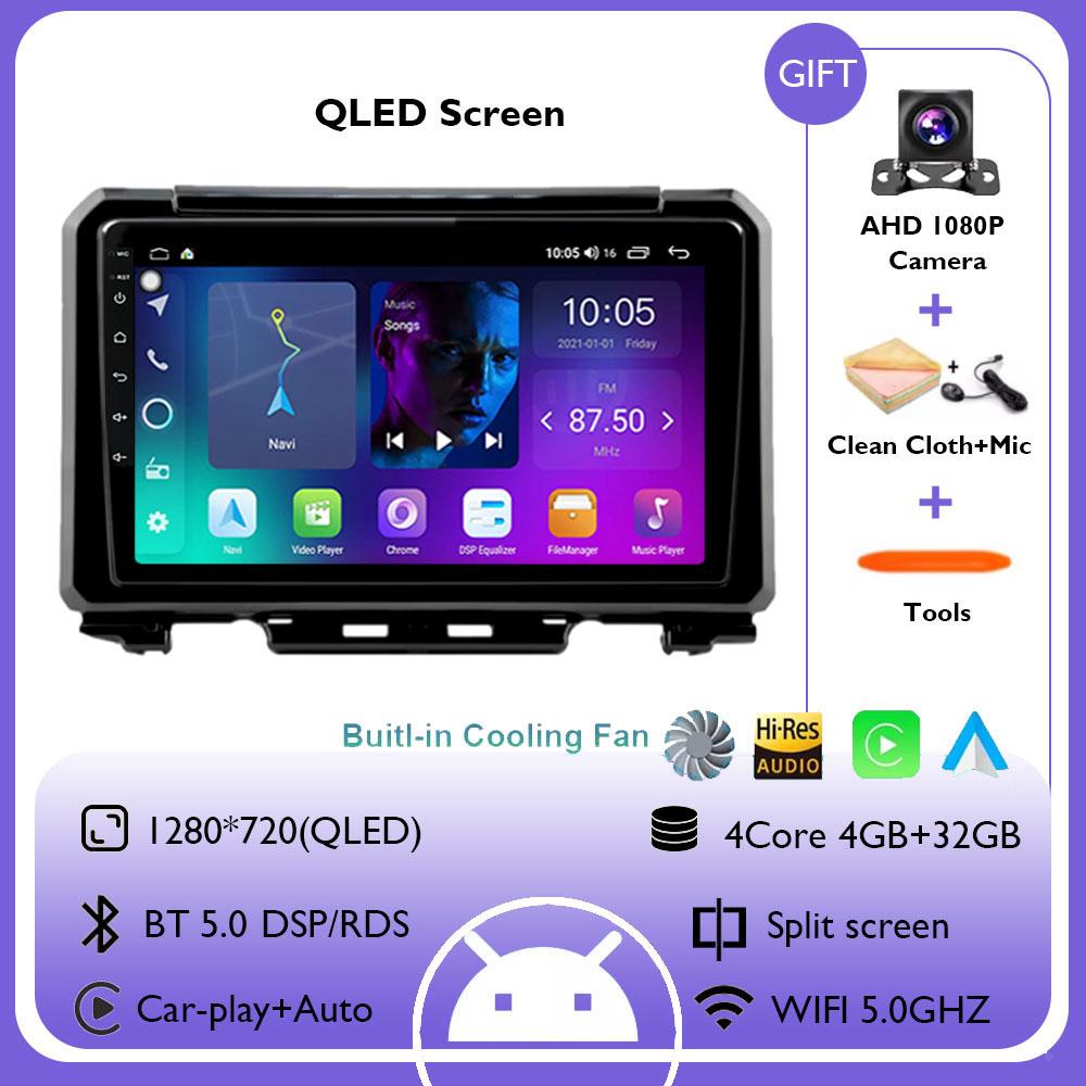 

9 Android 14 Carplay автомобильное радио для Suzuki Jimny 2018 2019 2020 навигация GPS мультимедийный плеер стерео BT DSP WIFI+4G авто