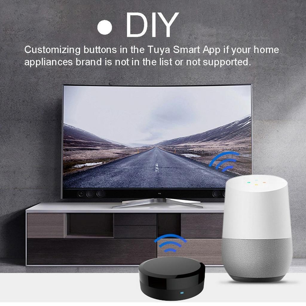 DC 5V WiFi Universal IR Smart Remote Control And Infrared Home Control Hub App Works with Google Assistant Alexa Siri APP Smart