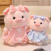 24/30/40/50cm Super Sute Pelúcia Macia Casal Porco Brinquedo de Pelúcia Porco Rosa Almofada de Lançar Boneco Companheiro de Sono Decoração de Casa Presente para Amigo