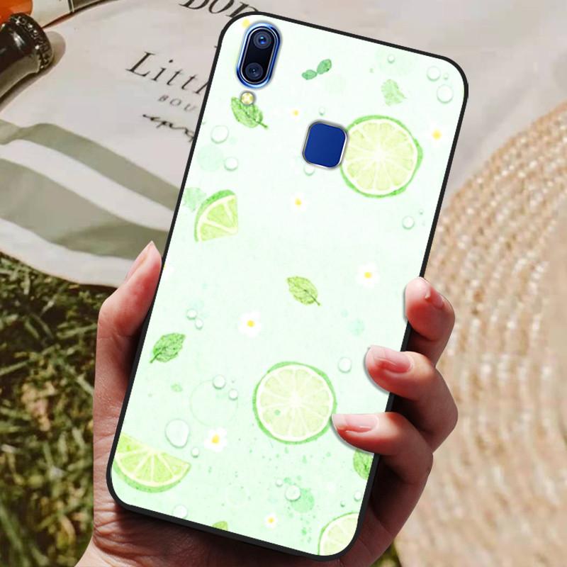 For Coque Vivo Y93 Lite Case Silicone Cartoon Painted Soft TPU Back Cover For Vivo Y91 Y95 Y93 Lite Case Y 91 Phone Cases Capas