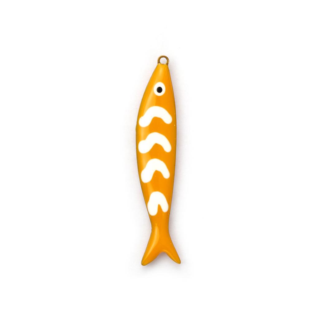 2 Stück 304 Edelstahl Meeres Schmuck Seestern Fisch Anhänger 18 Karat Vergoldet Doppelseitig Emaille Anhänger Für DIY Halsketten Herstellung