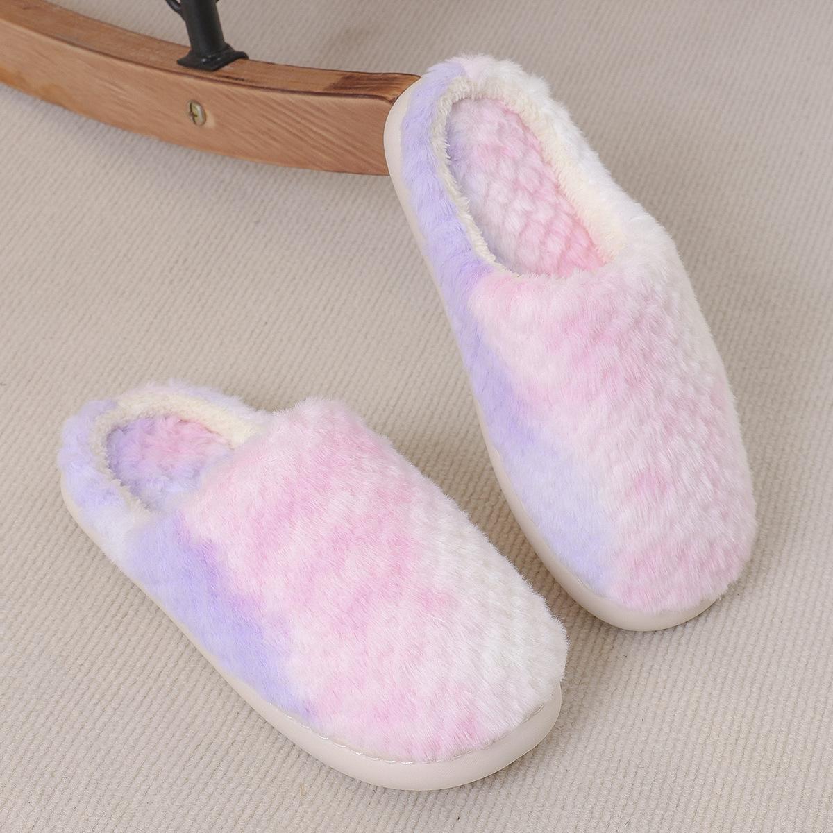 

Баотоу Мао Мао Тапочки Зимние Домашние Теплые Хлопковые Моп Нескользящие Флисовые Утолщенные Тай-дай Клетчатые Хлопковые Тапочки 44-45 фиолетовый